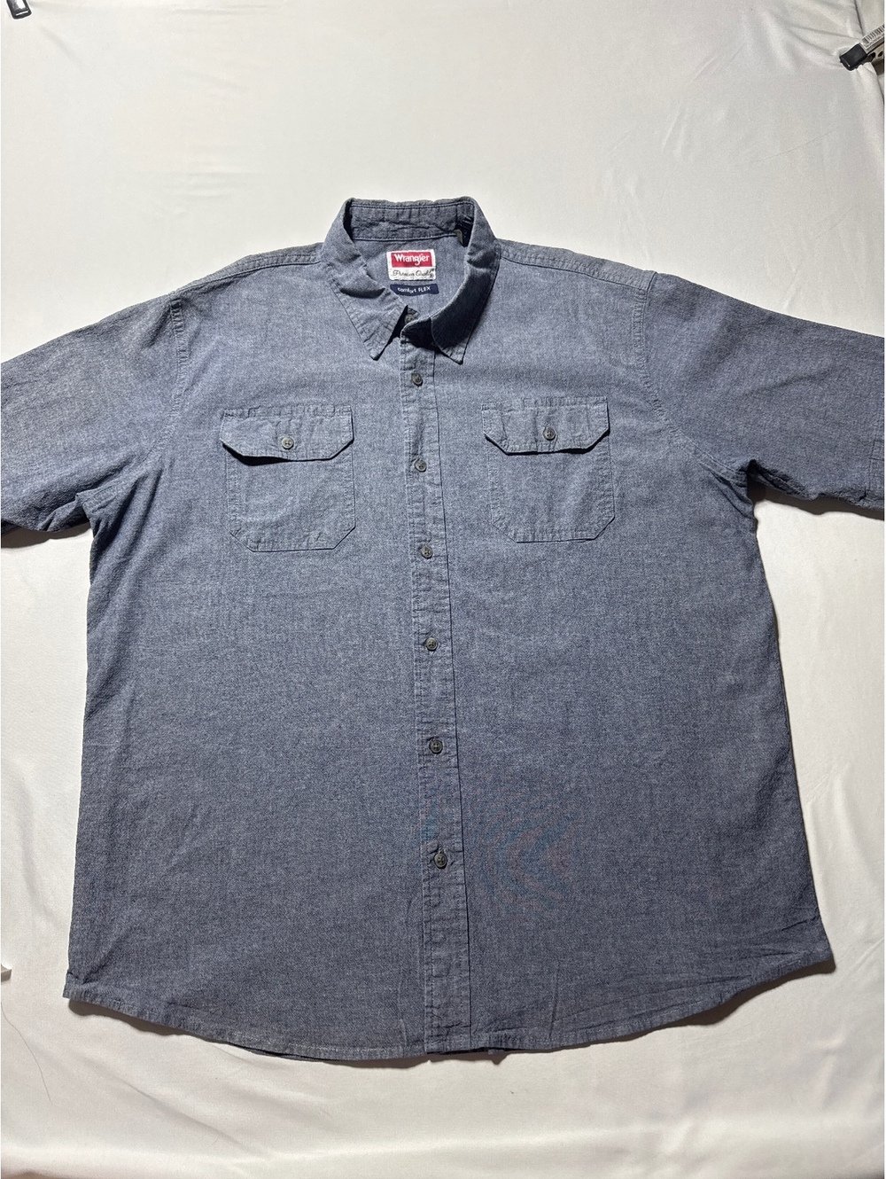 Wrangler Premium Comfort Flex XL Shirt – Denim Vibes with a